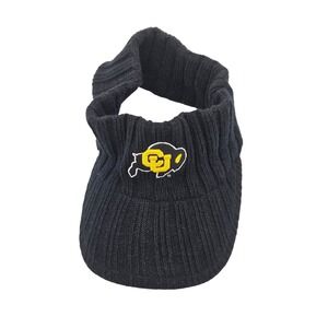 Starter Team CU Buffs Visor Hat Knit‎ Beanie Cap One Size Black